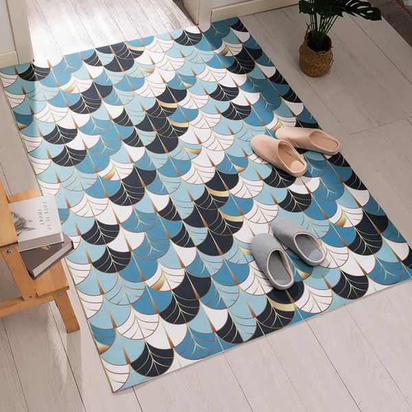 

carpets printed non-slip door mat carpet europe style living room bedroom porch entrance mats easy clean sofa floor home