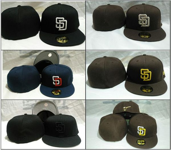 

men's sansd baseball sport team hats popular designer s1d1 full closed design fan's american sports baseball letter gorra, Blue;gray
