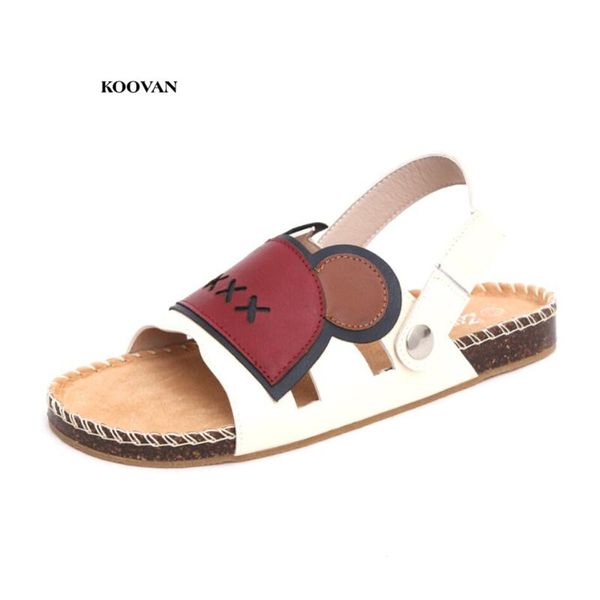

koovan women sandals slippers 2021 summer japan soft girls female cute cartoon wear flat, Black