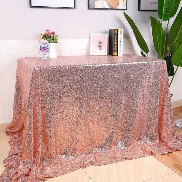 

table cloth tablecloth glitter cover wedding decoration party banquet gold silver sequin polyester obrus cekinowy home supplies