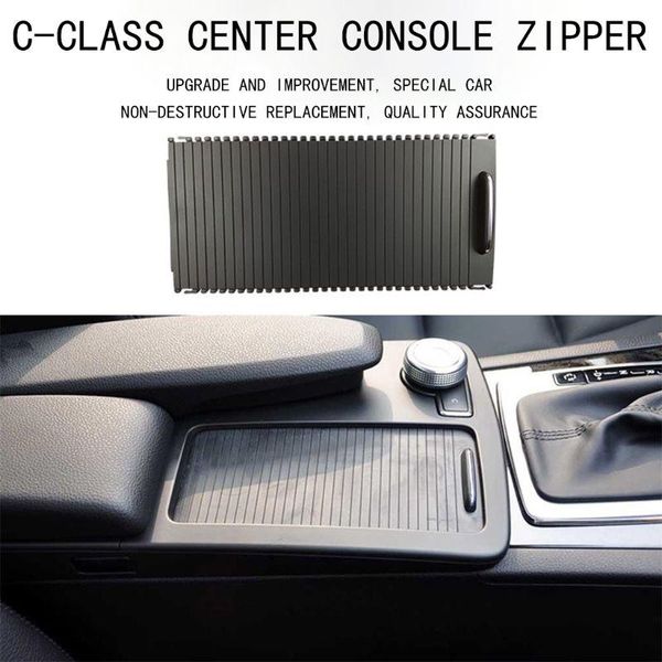 

car organizer center console cover cup holder roller blinds c-class e-class zipper storage box trim