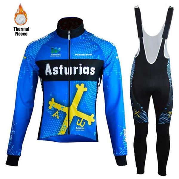 

asturias long-sleeved cycling jersey winter cashmere warm sweatshirt love the pain racing jackets, Black;red