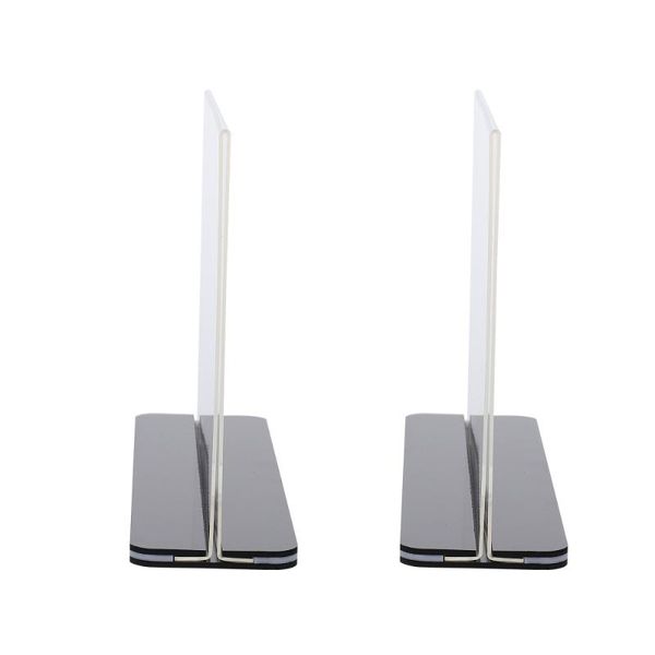

greeting cards 2pcs acrylic table stand holders t-shape sign (assorted color)