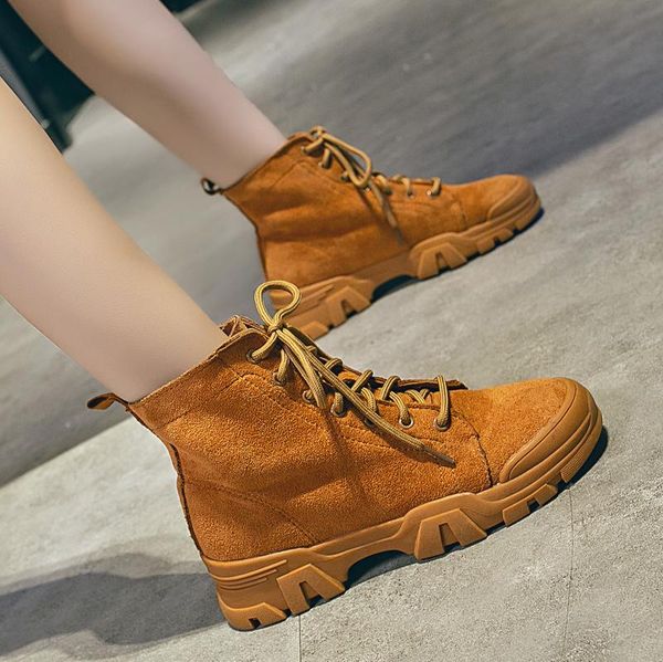 

boots women's booties british wind ankle for women thin tide winter, Black