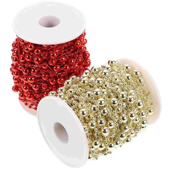 

strings 2 rolls christmas bead pendant diy chain accessories decorative beads