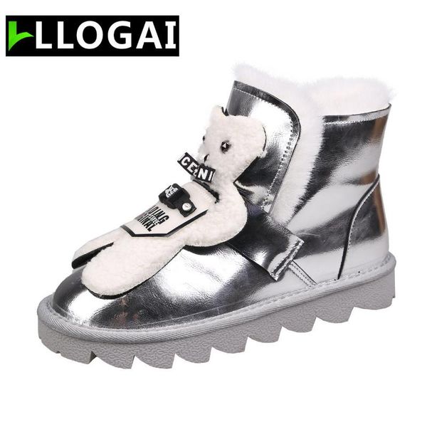 

boots fashion and personality in the tube snow simple atmosphere, Black
