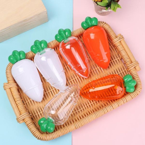 

gift wrap 1pc plastic carrot candy box transparent wedding favor baby shower kids birthday party packaging supplies