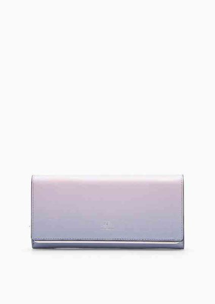 

lyn accs gradient long wallet with box, Red;black