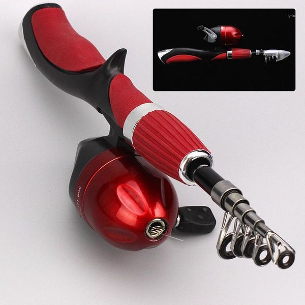 

boat fishing rods carbon fiber rod superhard ice roadster with reel tackle de pesca 1.2m/1.4m length