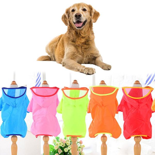 

dog apparel raincoat waterproof clothes jumpsuit outdoor breathable hoody comprehensive protection of pets strong and durable