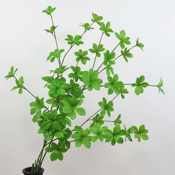 

creative artificial seven stars leaves flowers home decoration fresh potted plants flower arrangement green branches decorative & wreaths