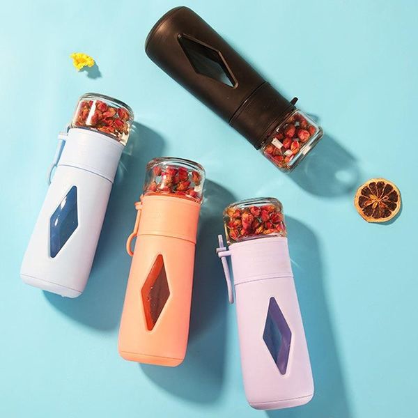 

water bottles 500ml bottle insulated cup with filter tea infuser vacuum flask glass separates and