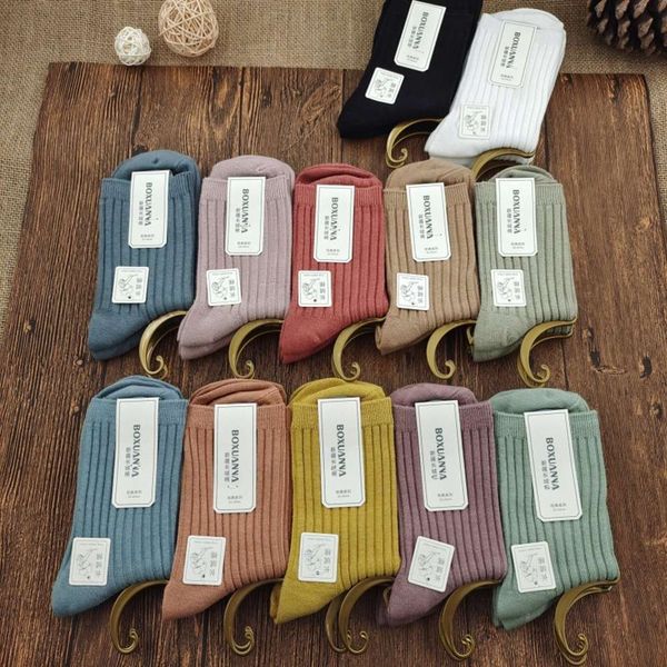 

autumn winter high flat double scented cotton color thickened, Black;white