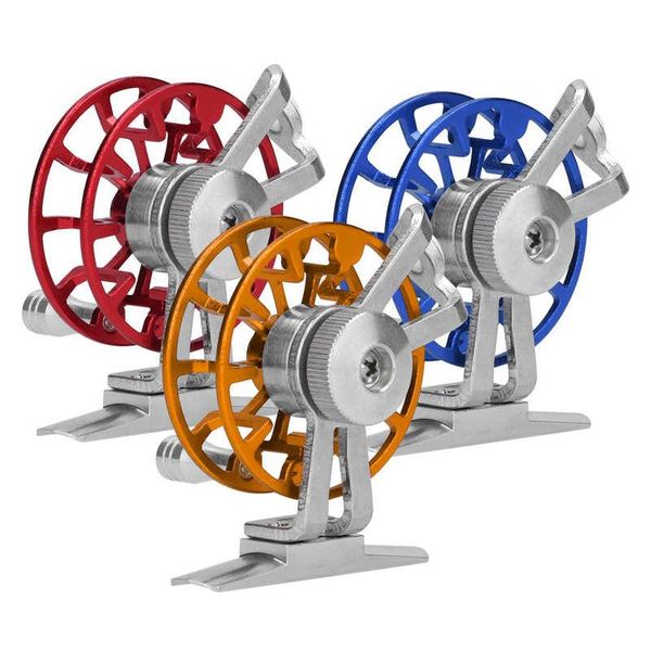 

portable ice fishing reel aluminum alloy right-handed labor-saving 1:1 speed ratio accessory baitcasting reels