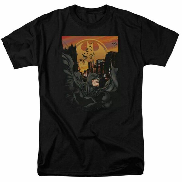 

Batman Always On Call T Shirt Licensed Comic Book Tee Black, White;black