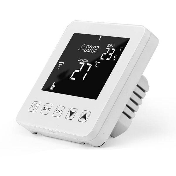 

smart home control room underfloor tile heating smartphone wifi thermostat