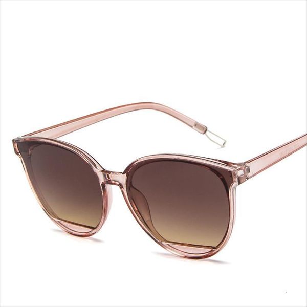 

classic oval red women sunglasses female vintage plastic brand designer cat eye sun glasses uv400 oculos de sol fashion, White;black