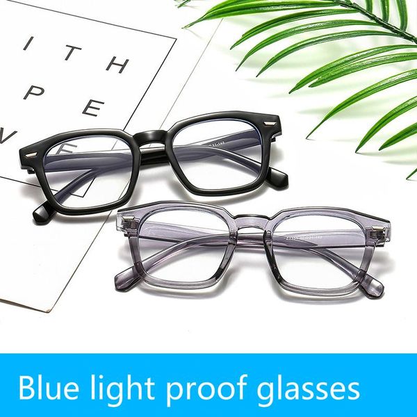 

fashion sunglasses frames viodream large frame polygon spectacle anti blue light glasses blocking oculos de grau, Black