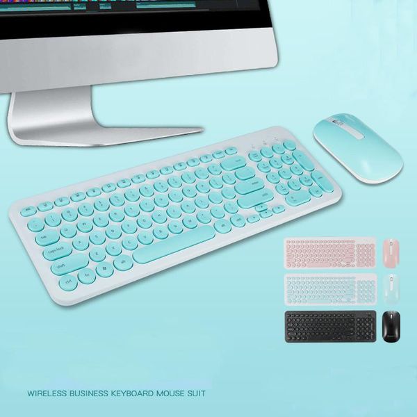 

2.4g wireless keyboard and mouse combo for pc desk computer, lap, windows keyboards