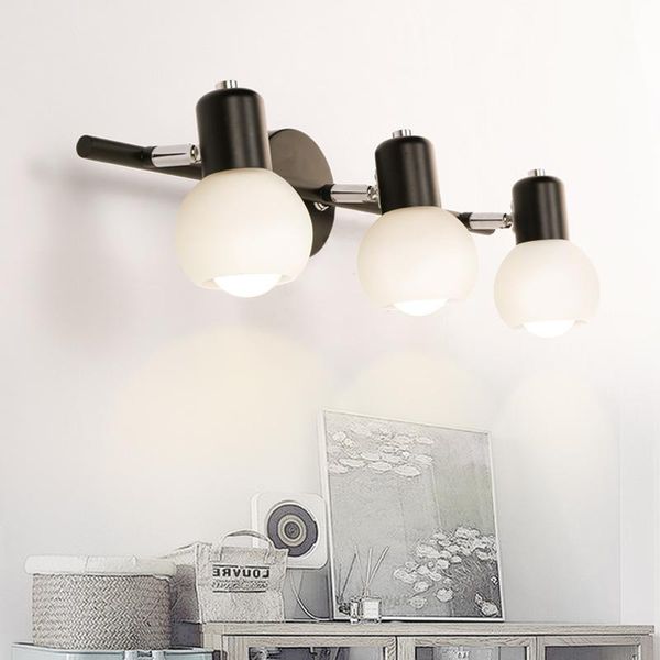 

wall lamp 2/3 head mirror headlights led bathroom cabinet nordic simple modern sink