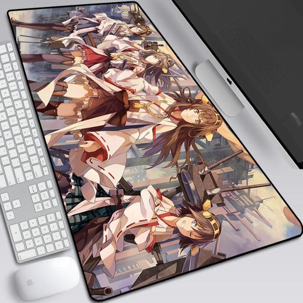 

mouse pads & wrist rests kantai collection anime large pad mat computer gamer locking edge mousepad keyboard mice