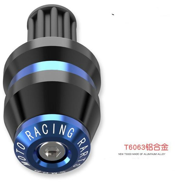 

handlebars 2pcs motorcycle aluminum handlebar 7/8 "22mm end cnc handle slides balance plug hand block