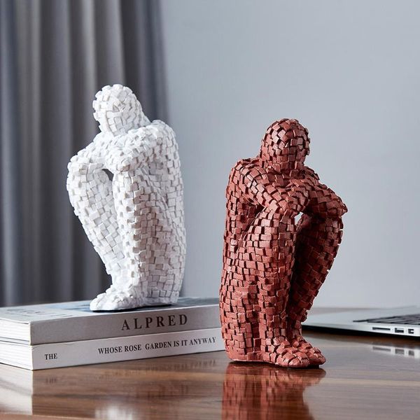 

decorative objects & figurines creativity home decor statu ornament live room desk bookshelf office decoration accessories figurine statue t