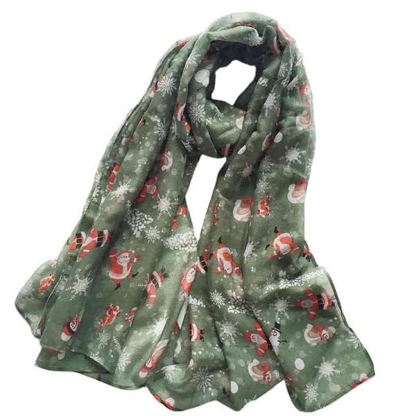 

new dign voile print christmas gift scarf, Blue;gray
