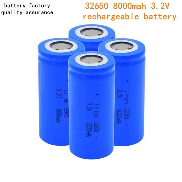 32650 8000mAh 3,2V 20A Uso de bateria recarregável para lítio / aeronaves de lítio de sinal solar / aeronaves modelo