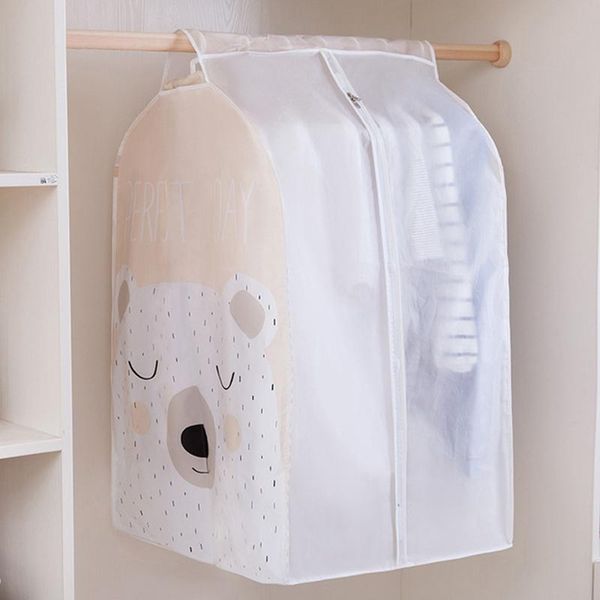 

clothes dust cover closet coat jacket suit dustproof garment storage bags protection wardrobe hanging organizer case boxes & bins