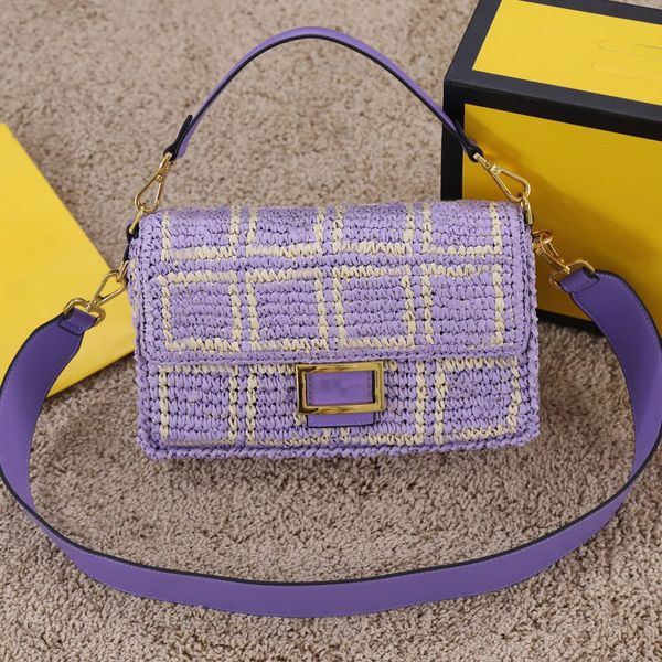

designer bags baguette weave women luxury shoulder bag crossbody hobo purses with leather strap high quality