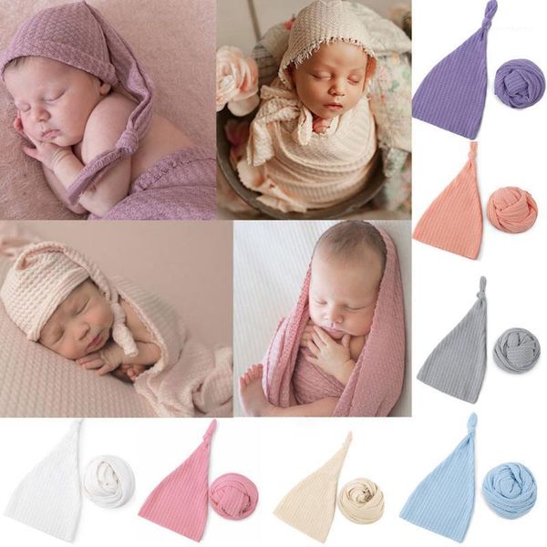 

caps & hats kids born baby boy girl wrap pography prop po knitted wool accessories woolen cap d10#1, Yellow