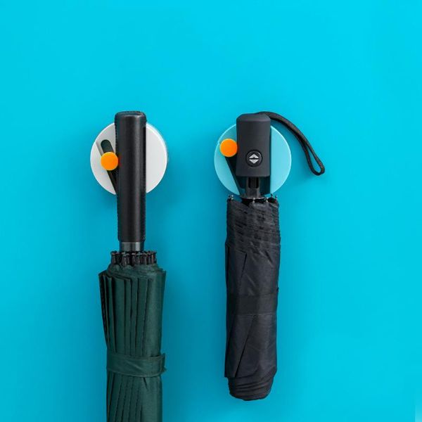 

punch-strong adhesive mop clip wall hanging for umbrella broom hook bathroom kitchen accessories hooks & rails