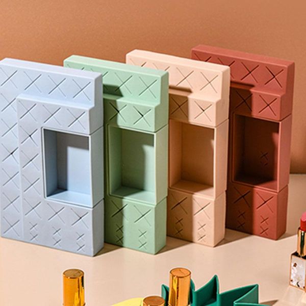 

storage boxes & bins silicone lipstick box deskcosmetic eyebrow brush holder
