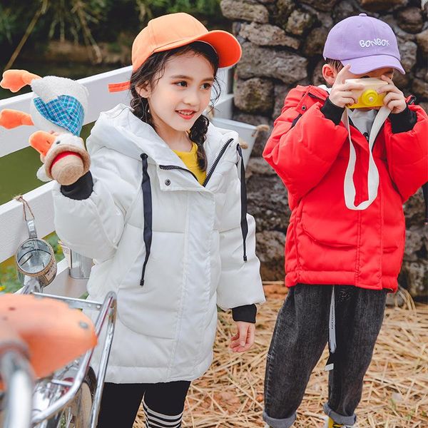 

80% duck feather warm sport girl coat hood wool zipper jacket winter autumn fall 3 4 5 6 7 8 years old clothing wholesale, Blue;gray