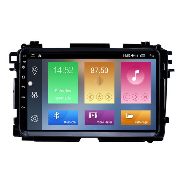 

car dvd radio multimedia player for honda vezel xrv 2015-2017 with usb wifi support mirror link 9 inch android 10