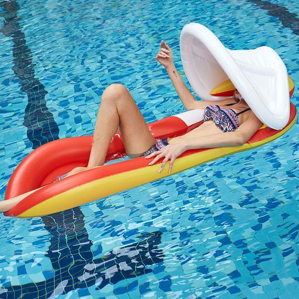 

water hammock inflatable air beach swimming pool in mattress lounger sleeping cushion floating bed & accessories