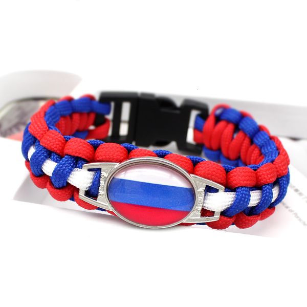 

souvenir russia world cup flag umbrella rope bracelet survival lifeline