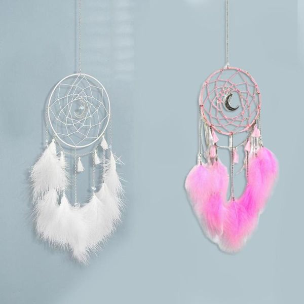 

decorative objects & figurines christmas dreamcatcher hanging ornament battery powered night light for bedroom living room decoration