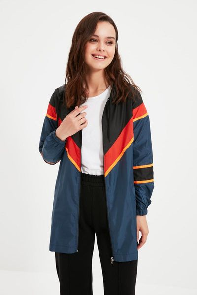 

women's jackets trendyol raincoat & windbreaker tctaw22yg0003, Black;brown