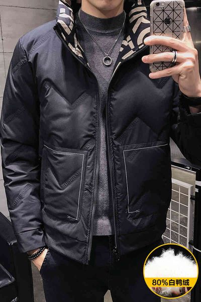 

men's jackets man-style light collar face short jacket, Black;brown
