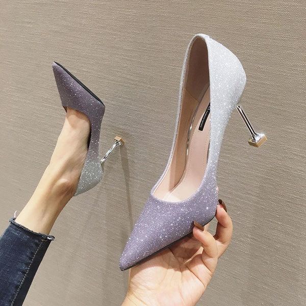 

dress shoes women fashion sweet european stylish party stiletto heels lady cool night club heel, Black
