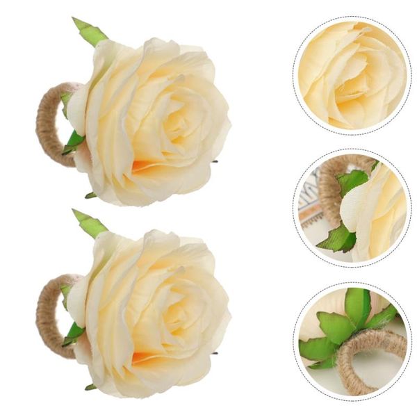 

napkin rings 2pcs party decorative holder household festival adornment