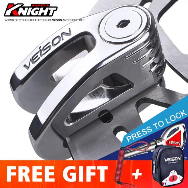 

theft protection veison motorcycle lock waterproof security disc brake alarm for moto accessories lock+reminder rope+bag