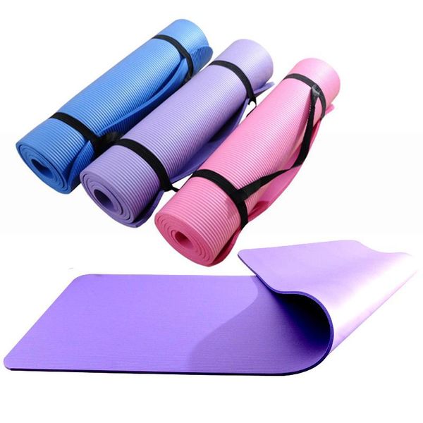 

yoga mats 183x61x10mm nbr mat non slip carpet for beginner environmental fitness gymnastics sports pilates exercise pads