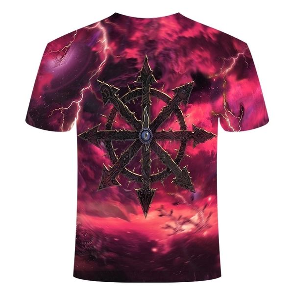 

2019 new 3d blood dart print t-shirt men's fashion short sleeve, White;black