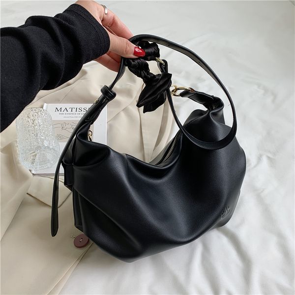 

small bag summer cloud style 2021 trendy fashion fold new female messenger shoulder dumpling western wcgrh