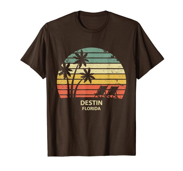 

vintage florida destin beach t shirt cool retro tee, White;black