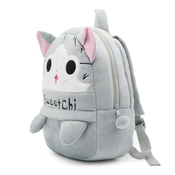 

school bags cartoon sweet cat plush backpacks children baby bag for kindergarten boys girls cute schoolbag