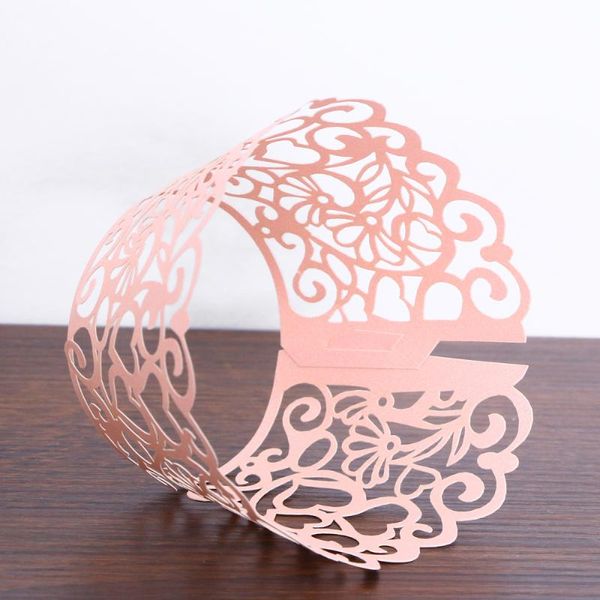 

other festive & party supplies 50pcs hollow out cupcake wrappers lace liner baking cake paper cup wraps for wedding birthday decoration (blu